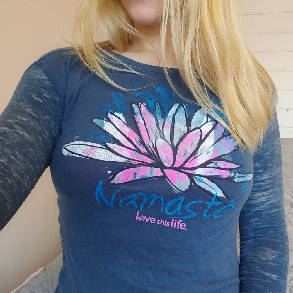 LovethisLife Namaste Long Sleeve Shirt